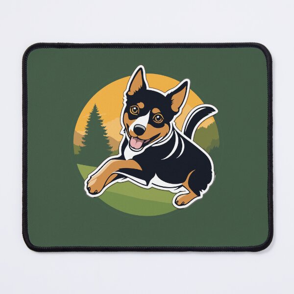 Item preview, Running Lancashire Heeler designed and sold by ThatBBStore.