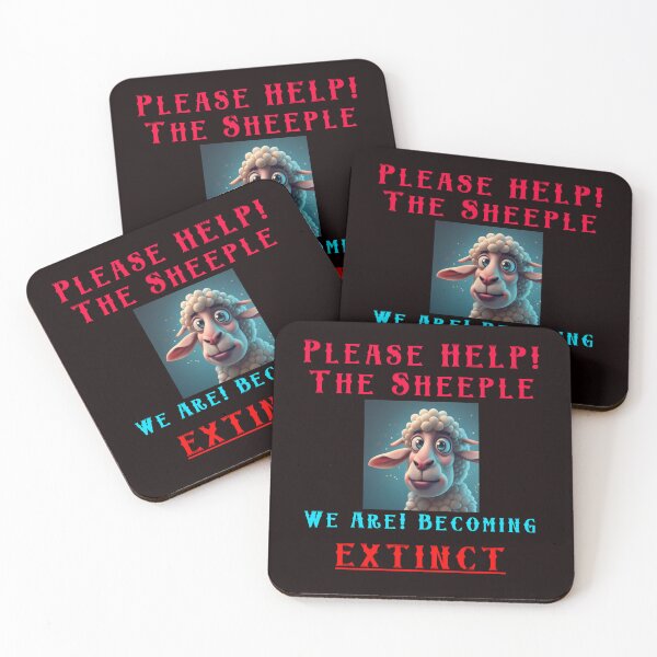 Item preview, Please Help The Sheeple-People designed and sold by alien almanac.