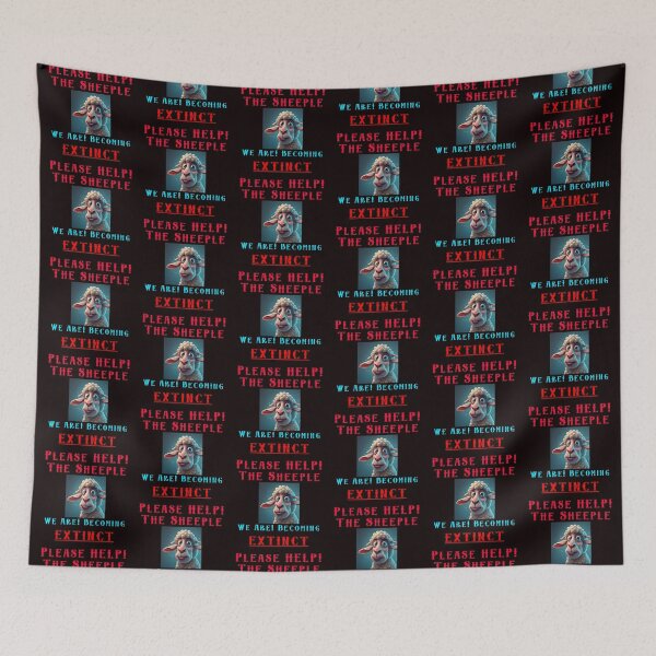 Item preview, Please Help The Sheeple-People designed and sold by alien almanac.