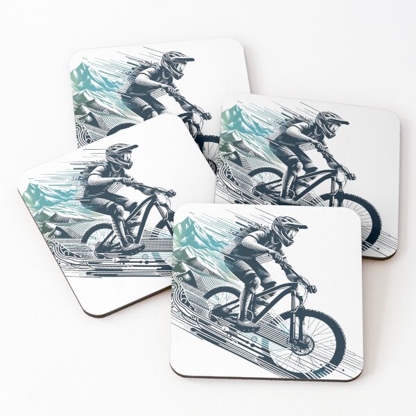 Item preview, MTB mountain biking downhill gift designed and sold by Pineapple-Tree.
