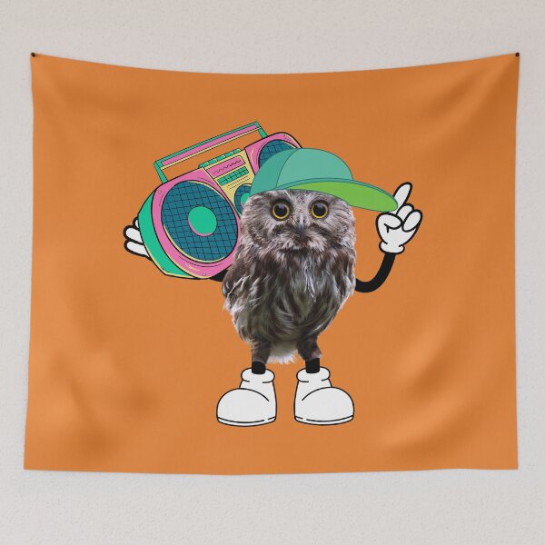 Item preview, Freestyle Owl Doodle Funny Art  designed and sold by ReadytoWork.
