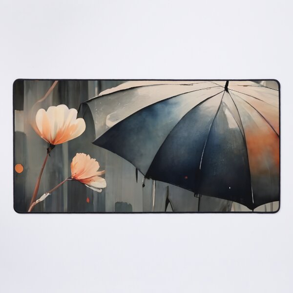 Item preview, A lone woman navigating through a misty garden designed and sold by MalakShams.