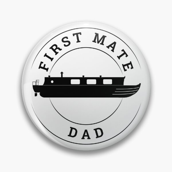 Item preview, First Mate Dad (bk-bk) designed and sold by canal-arts.