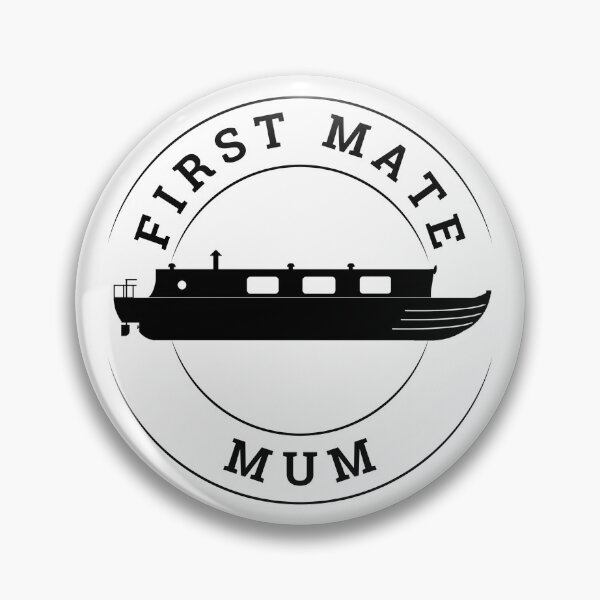Item preview, First Mate Mum (bk-bk) designed and sold by canal-arts.