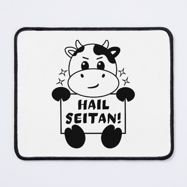 Item preview, Cute Cow Hail Seitan designed and sold by humnoo.