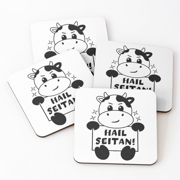 Item preview, Cute Cow Hail Seitan designed and sold by humnoo.