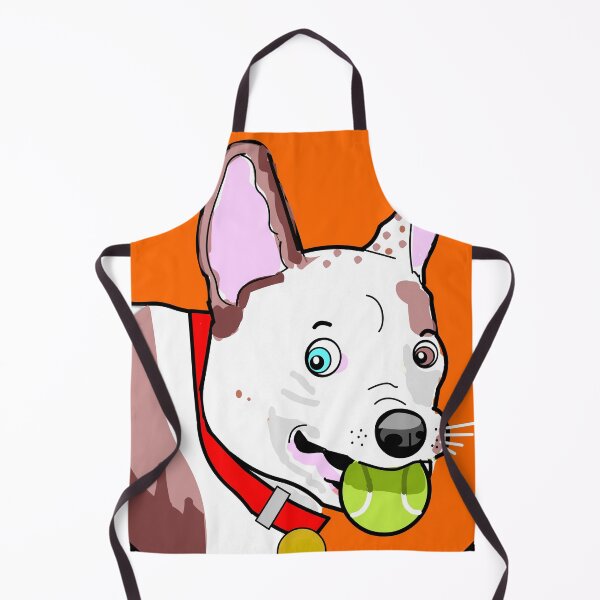Item preview, CARTOON STAFFORDSHIRE BULL TERRIER PUPPY ORANGE designed and sold by Marni Scofidio Desi9ns.