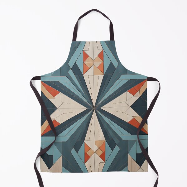 Artikelvorschau, Grafisches Retro-Kaleidoskop: Symmetrische Formen in einer Farbpalette entworfen und verkauft von Piotrek0001.