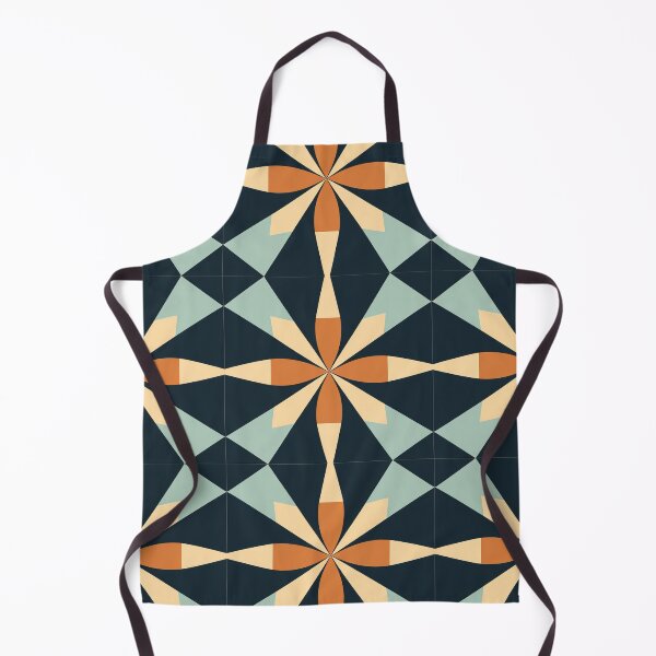 Artikelvorschau, Grafisches Retro-Kaleidoskop: Symmetrische Formen in einer Farbpalette entworfen und verkauft von Piotrek0001.