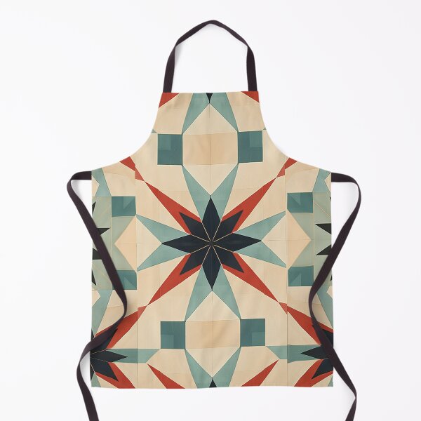 Item preview, Graphic Retro Kaleidoscope: Symmetrical Shapes in a Color Palette designed and sold by Piotrek0001.