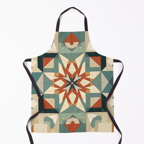 Item preview, Graphic Retro Kaleidoscope: Symmetrical Shapes in a Color Palette designed and sold by Piotrek0001.