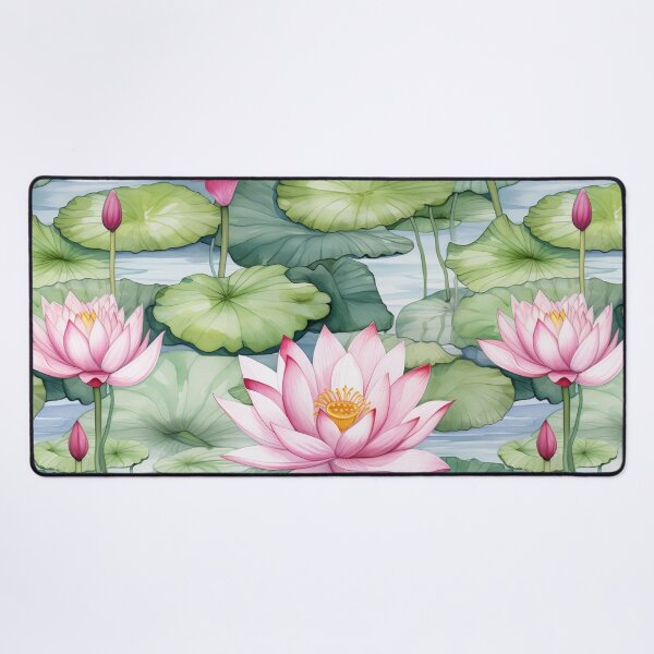 Item preview, Lotus Calm Elegance - Serene Floral Pattern designed and sold by EpicDesignsCo.