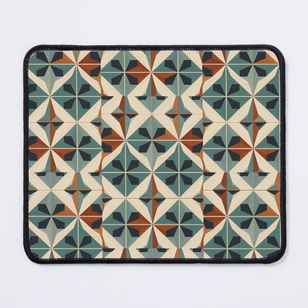 Item preview, Graphic Retro Kaleidoscope: Symmetrical Shapes in a Color Palette designed and sold by Piotrek0001.