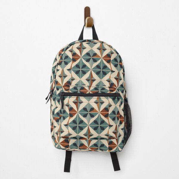 Item preview, Graphic Retro Kaleidoscope: Symmetrical Shapes in a Color Palette designed and sold by Piotrek0001.