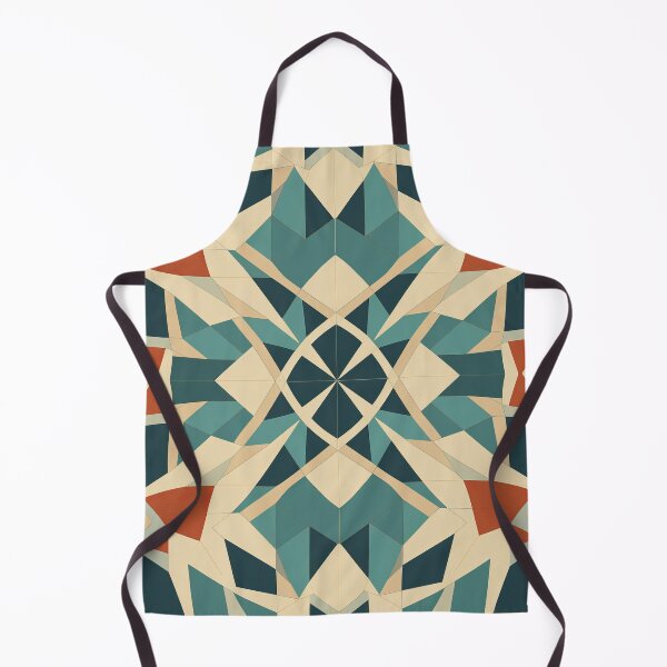 Item preview, Graphic Retro Kaleidoscope: Symmetrical Shapes in a Color Palette designed and sold by Piotrek0001.
