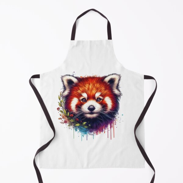 Item preview, Beautiful red panda with colorful background designed and sold by Marcoshop10.