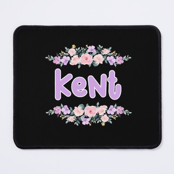 Item preview, Purple Flower Kent Name Label (Black) designed and sold by NormadWorld.