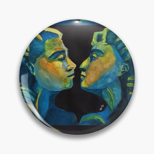 Item preview, Watercolour divide portrait designed and sold by Lozzamarie-art.