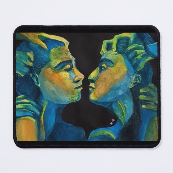Item preview, Watercolour divide portrait designed and sold by Lozzamarie-art.
