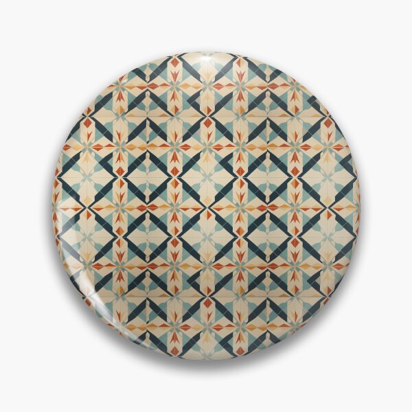 Item preview, Graphic Retro Kaleidoscope: Symmetrical Shapes in a Color Palette designed and sold by Piotrek0001.