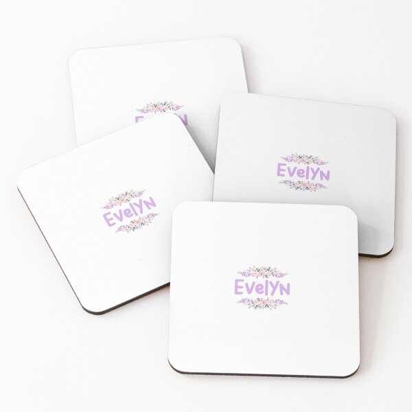 Item preview, Purple Flower Evelyn Name Label  designed and sold by NormadWorld.