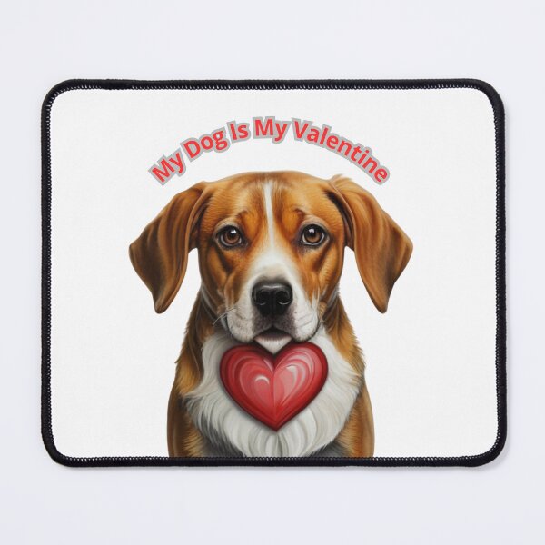 Item preview, My dog is my valentine designed and sold by byRobertsoN.