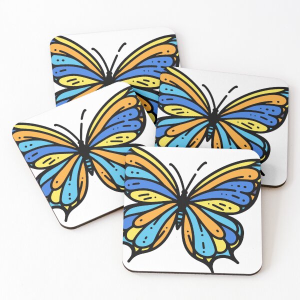 Item preview, Blue-Yellow Butterfly designed and sold by AdamMuranski.