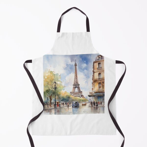 Item preview, Classic Parisian Vistas - Eiffel Tower in Vintage Watercolor Hues designed and sold by Silver Medal.