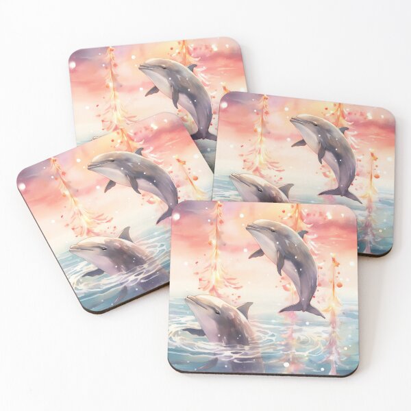 Item preview, Dolphins Splash designed and sold by cute-animals99.