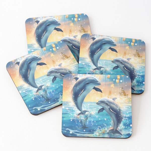 Item preview, Sparkling Dolphin Delight designed and sold by cute-animals99.
