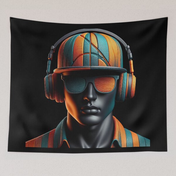 Item preview, Cool Headphone Guy  designed and sold by LoviDesign.