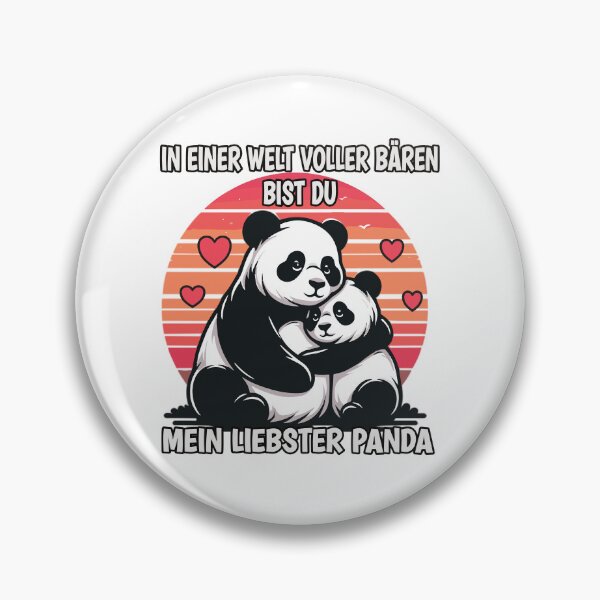 Item preview, Cherished Panda Hug - Adorable Bear Love Valentine designed and sold by Thomas Remmers.