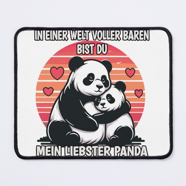 Item preview, Cherished Panda Hug - Adorable Bear Love Valentine designed and sold by Thomas Remmers.