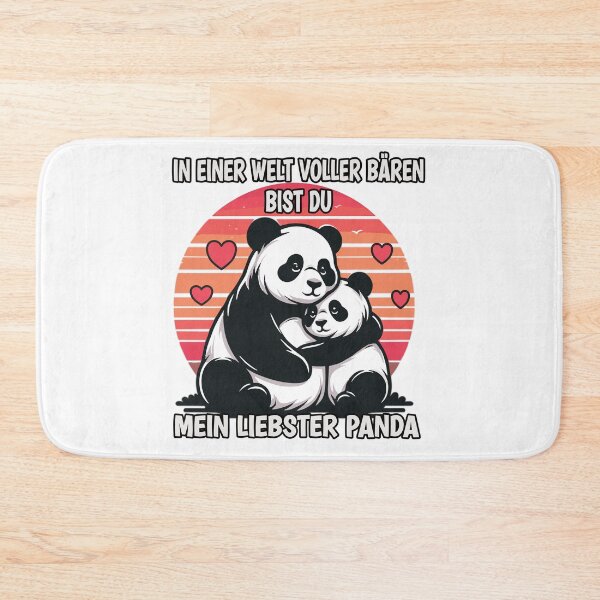 Item preview, Cherished Panda Hug - Adorable Bear Love Valentine designed and sold by Thomas Remmers.
