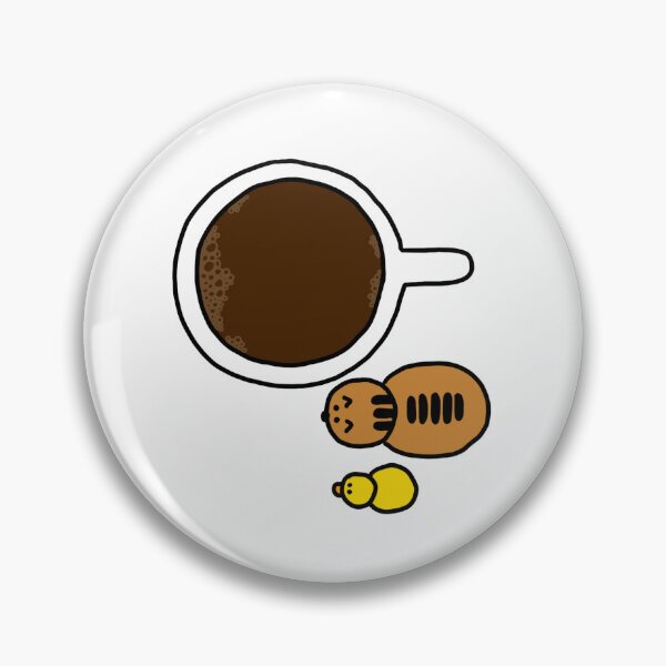 Item preview, a Cat and a Duck with a cup of Coffee seen from above designed and sold by superbaechoo.
