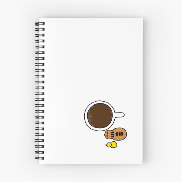 Item preview, a Cat and a Duck with a cup of Coffee seen from above designed and sold by superbaechoo.