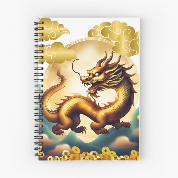 Item preview, The majestic golden dragon bestows auspicious blessings. designed and sold by K-Kwan.