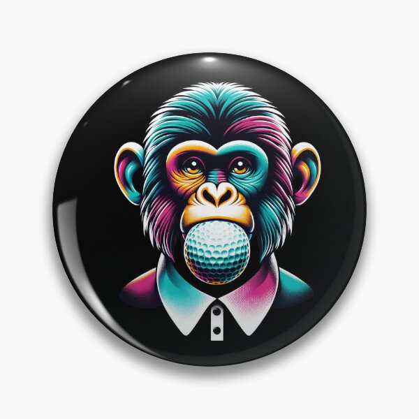 Item preview, Golfball Monkey designed and sold by LoviDesign.
