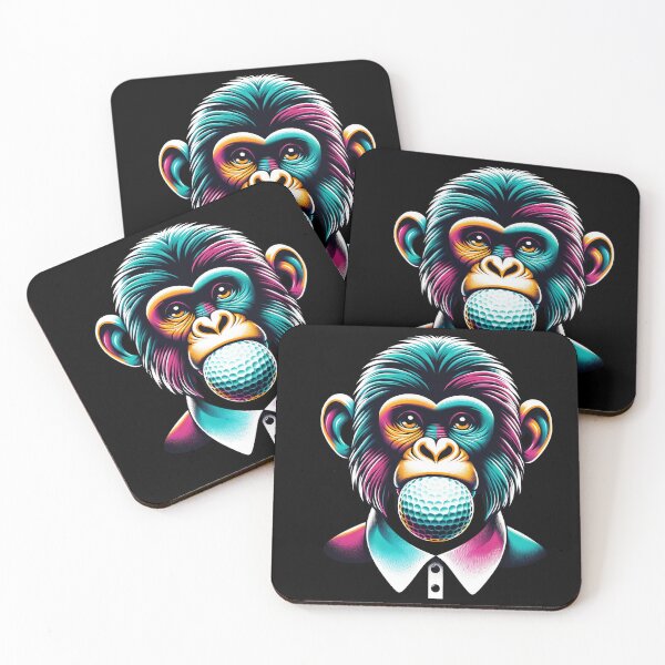 Item preview, Golfball Monkey designed and sold by LoviDesign.