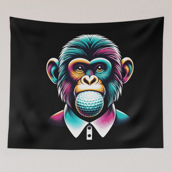 Item preview, Golfball Monkey designed and sold by LoviDesign.