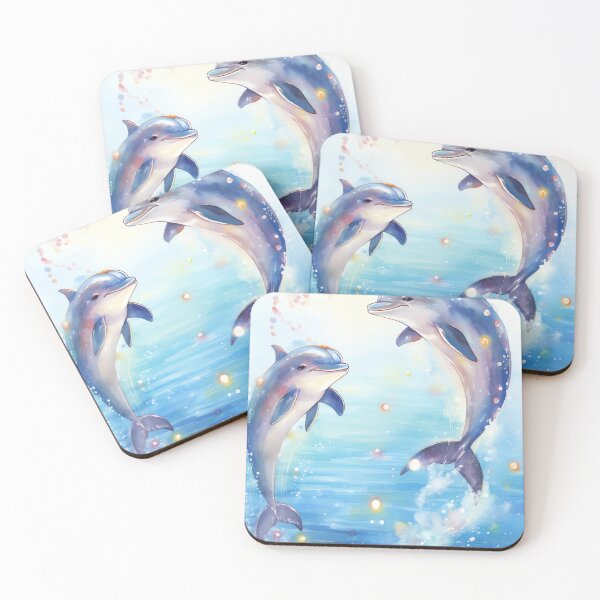 Item preview, Sparkling Dolphin Delight designed and sold by cute-animals99.
