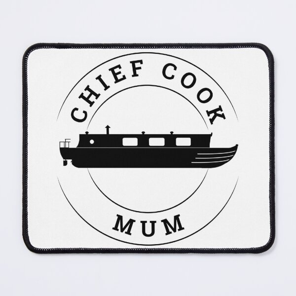 Item preview, Chief Cook Mum (blk-blk) designed and sold by canal-arts.