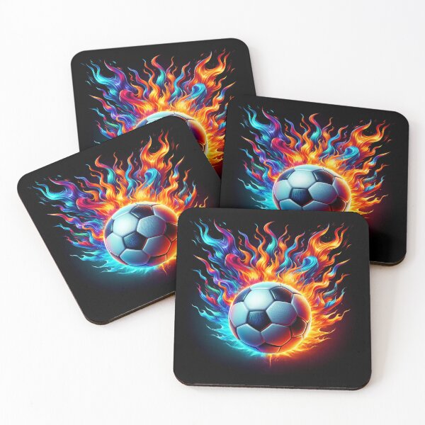 Item preview, Burning Football Soccer designed and sold by LoviDesign.