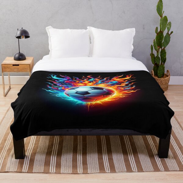 Item preview, Burning Football Soccer designed and sold by LoviDesign.