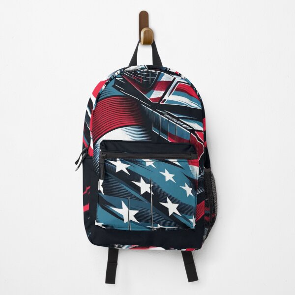 Item preview, American Abrams tank blended with US flag abstract art designed and sold by Red, White & Blue Glory.