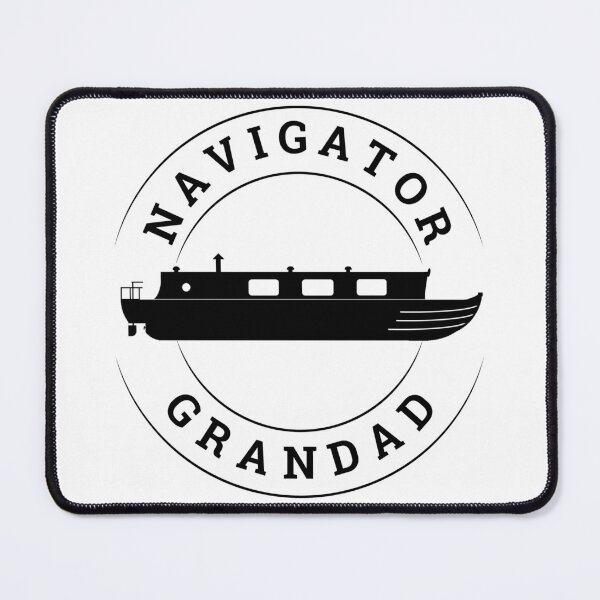 Item preview, Navigator Grandad (blk-blk) designed and sold by canal-arts.