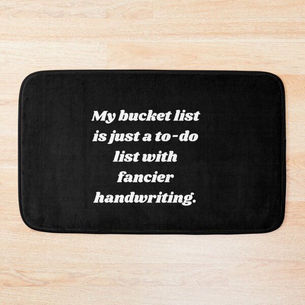 Item preview, BUCKET LIST designed and sold by carlos crane.