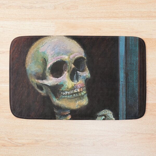 Item preview,  Pastel pencil illustration, close-up glamour a skeleton in the cupboard designed and sold by MalakShams.