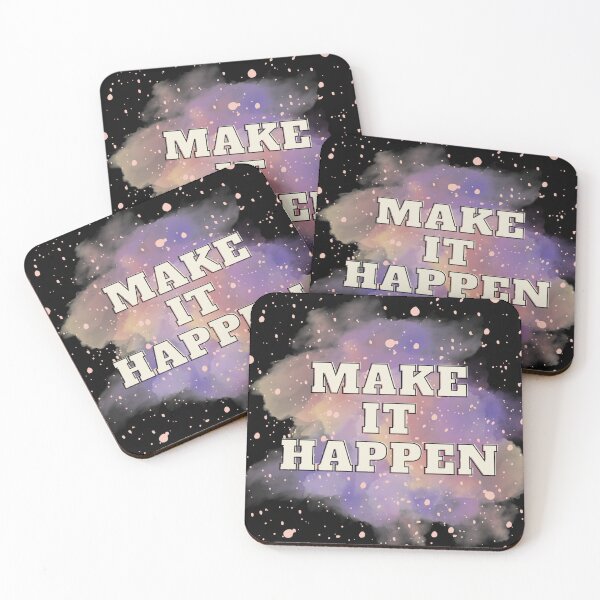 Item preview, Make it Happen ! Daily motivation designed and sold by Delightandarts.