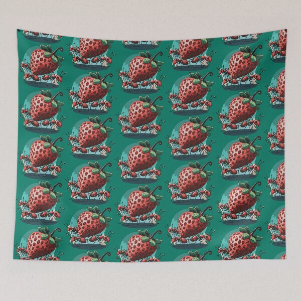 Item preview, Ants carrying Strawberry designed and sold by Corner-Distro.